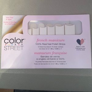 Color Street - French manicure, dry nail polish strips